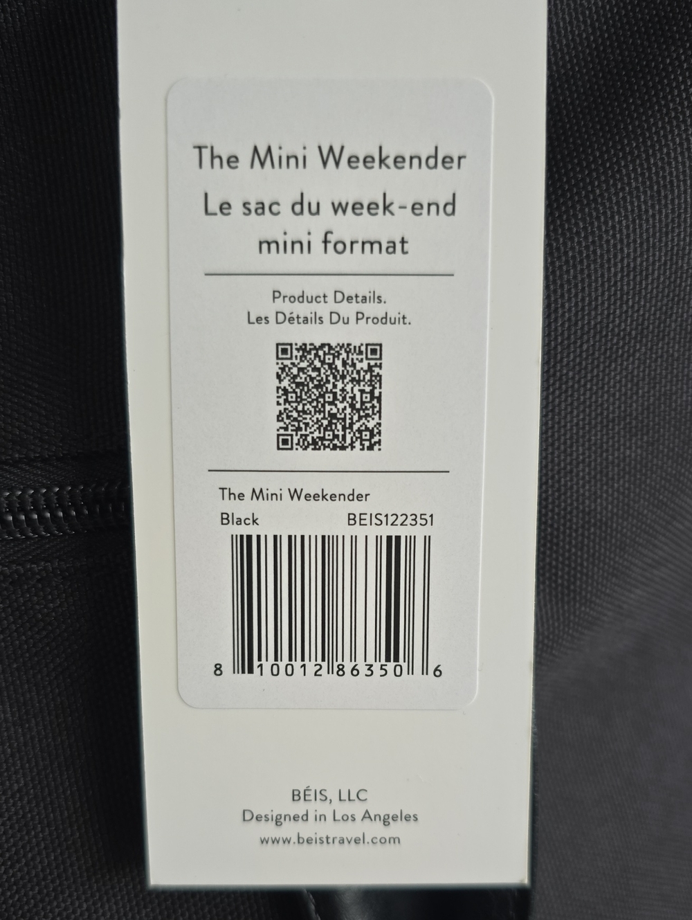 BEIS Mini Weekender NWT - Picture 6 of 6